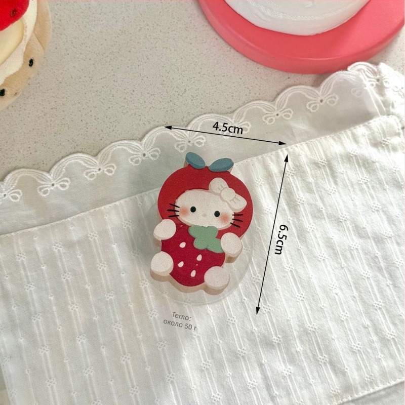 Самозалепваща котешка закачалка от дърво, карикатурен дизайн, без пробиване, за врати и гардероби, 3–5 кг капацитет