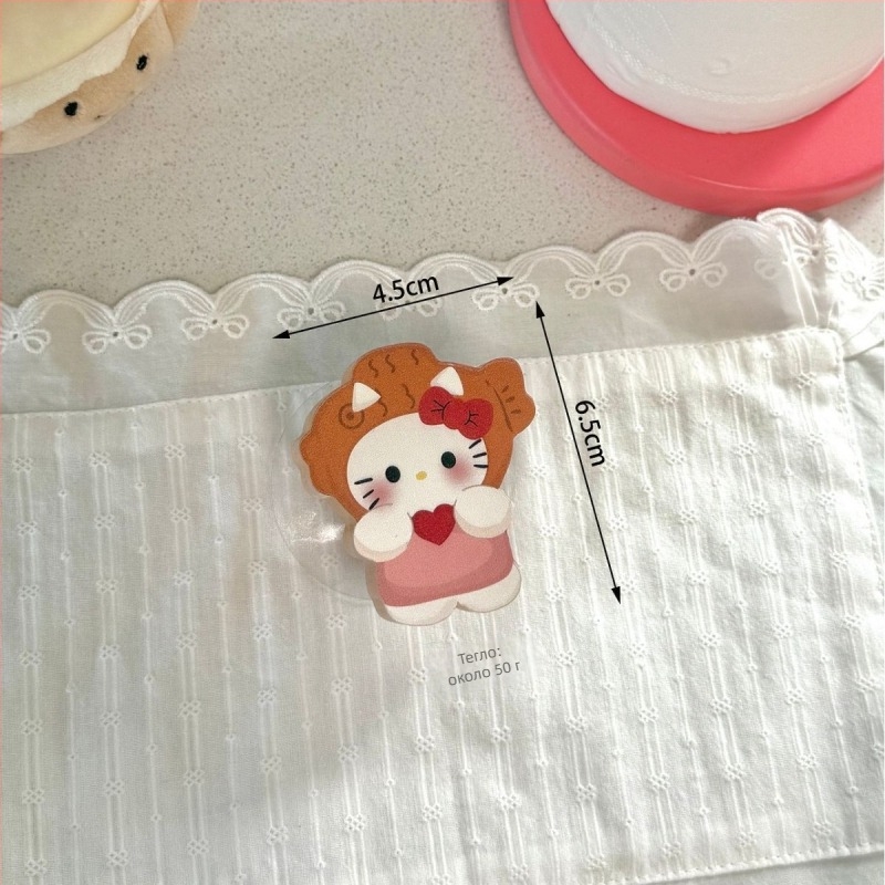 Самозалепваща котешка закачалка от дърво, карикатурен дизайн, без пробиване, за врати и гардероби, 3–5 кг капацитет