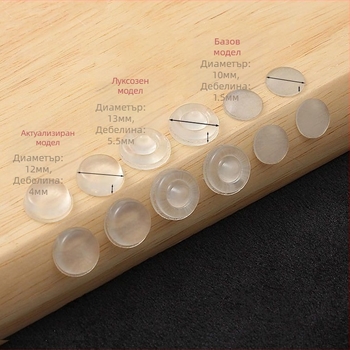 Пад за шкаф против удар с гумени частици, самозалепващ, тих буфер, антихлъзг, 3M лепило