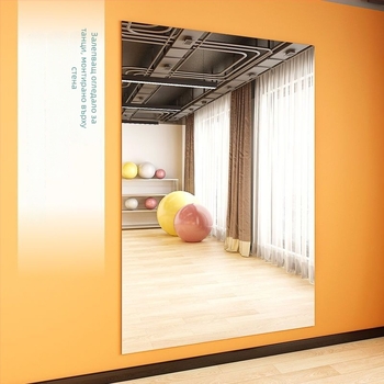 Стенно огледало за танцова зала с метална рамка, прост модерен стил, друга обработка, Chi weng