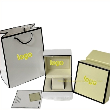 Персонализирана кутия за часовник за подарък, златно фолио, материали: хартия/дърво/гума/PU, за опаковане на подаръци и бижута, Марка: Daiska