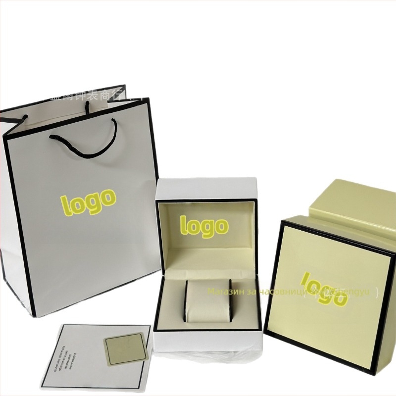 Персонализирана кутия за часовник за подарък, златно фолио, материали: хартия/дърво/гума/PU, за опаковане на подаръци и бижута, Марка: Daiska