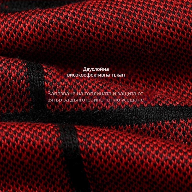 Плетен мъжки шал за зима – топъл, полиестерна материя, средна дължина, представен през есен 2024