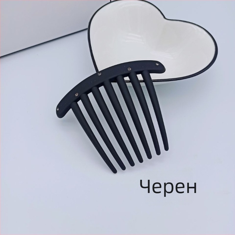 Гребен за коса с U-образен дизайн, PC материал, матово покритие, антихлъзгащ, корейски стил