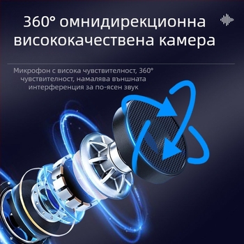 Проводен лавалер микрофон с капацитивна капсула, SNR ≥ 60 dB, без вградена батерия