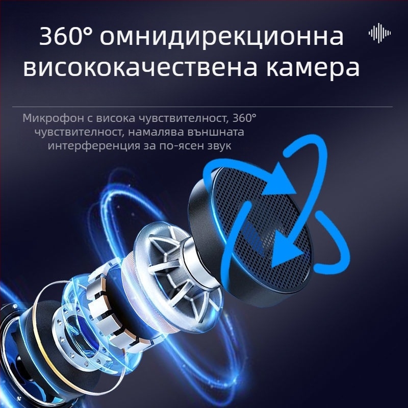 Проводен лавалер микрофон с капацитивна капсула, SNR ≥ 60 dB, без вградена батерия