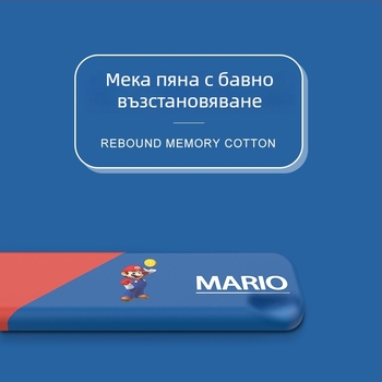 Подложка за китка за клавиатура и мишка — силикон, модел паметна пяна за ръка, двустранна мультфилмова тема, против подхлъзване, износоустойчива, лесна за почистване