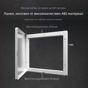 Вградена кутия за слаби токове с мултимедиен информационен модул за домашна оптика, скрита инсталация; Марка Minaem/Monsan; ABS корпус и ABS капак.