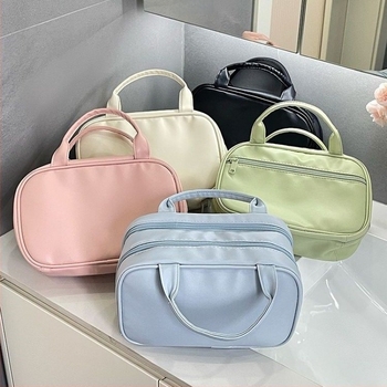 Козметичен несесер със три слоя, водоустойчив, голям капацитет, подходящ за пътуване