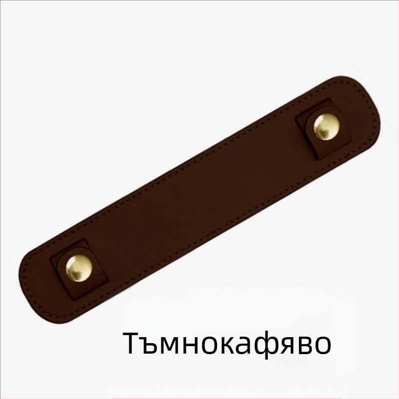 Кожена презрамка за чанта с Napa текстура – антисплъзваща подложка за рамо, облекчава тежестта, издръжлива
