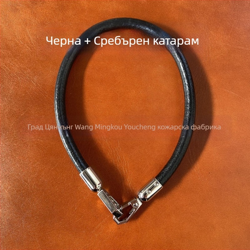 Презрамка за чанта – естествена кожа (първи слой телешка кожа), модел YC-62, износоустойчива, стил: комбинация от естетика