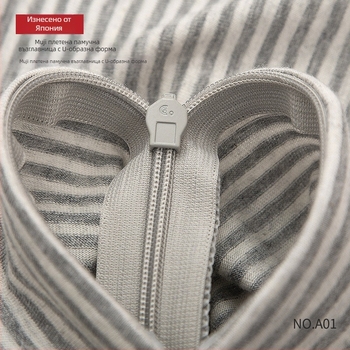 U-образна възглавница за шия за пътуване, пълнеж от частици пяна, 100% памук, японски стил, за възрастни