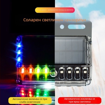 LED светлина за мъгла за превозни средства – четвърто поколение докосваща слънчева мигалка; LED източник; живот 50 000 ч; подходяща за големи камиони, ремаркета, кранове, автобуси и мотоциклети