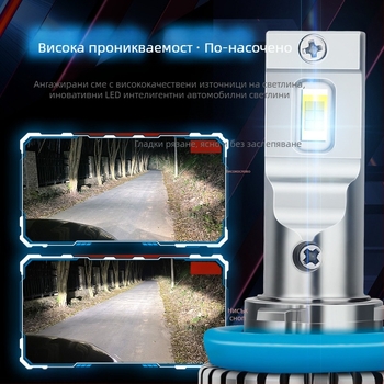 LED автомобилен фар - мощност 65W, напрежение 9-32V, светлинен поток 13000 lm, IP68 защита, алуминиев корпус