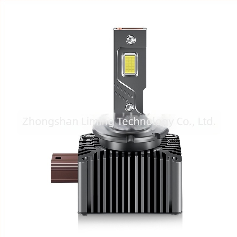 LED фарове за автомобил, D серия, P15 inline конектор, авиационен алуминий, отражателна чашка