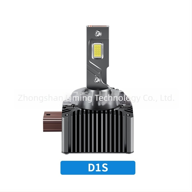 LED фарове за автомобил, D серия, P15 inline конектор, авиационен алуминий, отражателна чашка