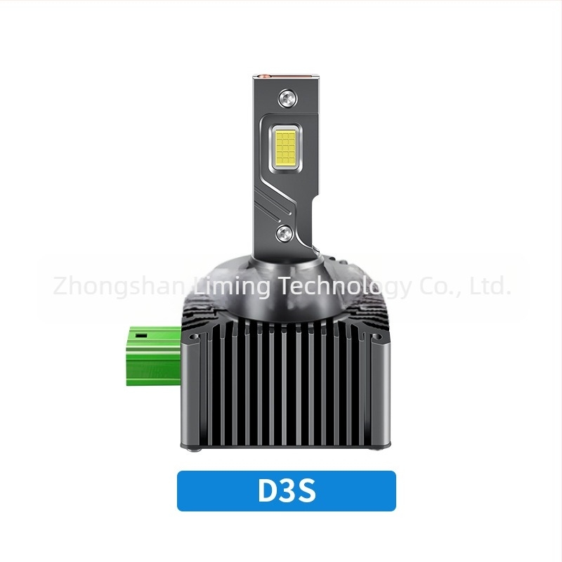 LED фарове за автомобил, D серия, P15 inline конектор, авиационен алуминий, отражателна чашка