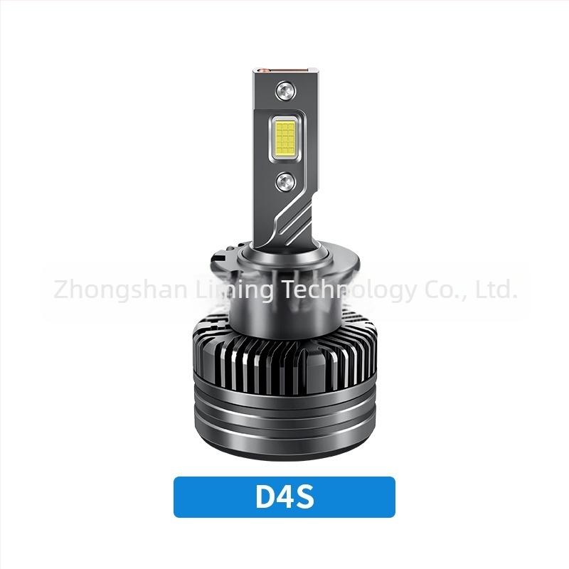 LED фарове за автомобил, D серия, P15 inline конектор, авиационен алуминий, отражателна чашка