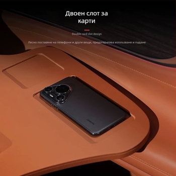 Разгъваема автомобилна масичка за предна и задна седалка — многофункционална за офис и хранене; материали: дърво и други; монтаж: стена; съвместимост: универсална