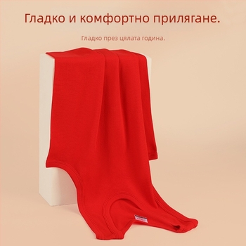 Langsha I-образна жилетка за мъже, 100% памук, кръгло деколте, без ръкави, плътност на тъканта 161–180 g/m²