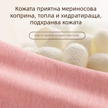 Термичен елек за жени, коприна‑вълна смес с De Velvet велурена подплата, подплатен с флийс, дебелина 251–300 g/m2, пуловер с кръгло деколте, едноцветен, оформя силуета