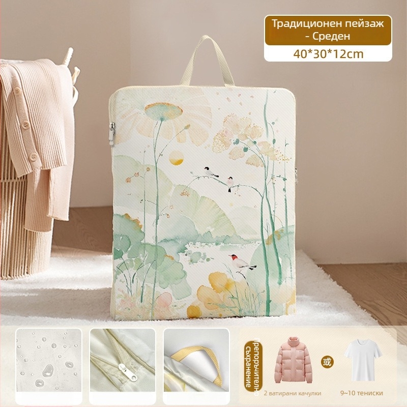 Пътуваща чанта – кубична форма, Oxford плат, мултифункционално съхранение на дрехи