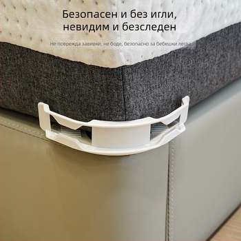 Фиксатор за чаршафи, неплъзгащ се клип, невидима закопчалка, PP материал, стил пасторален