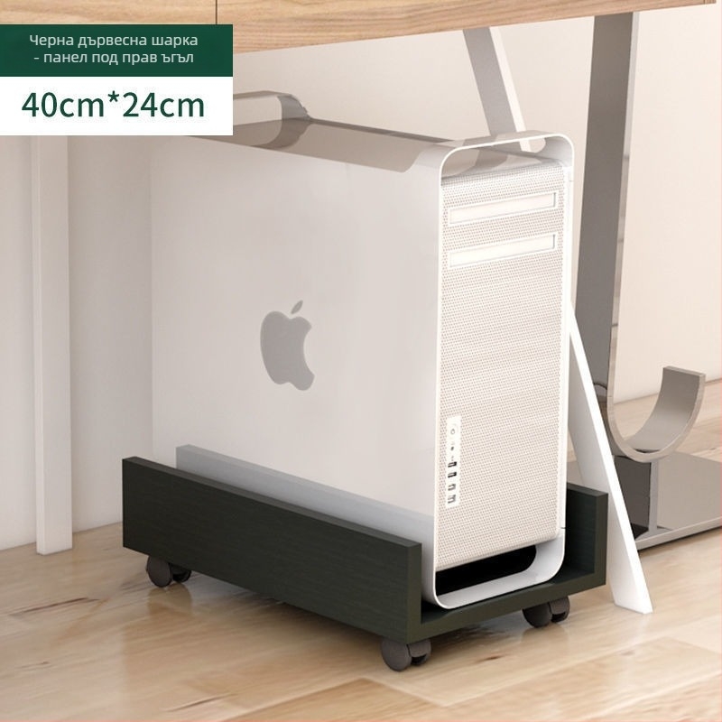 Преносим многоетажен стелаж за съхранение с колела — за грим и настолен компютър