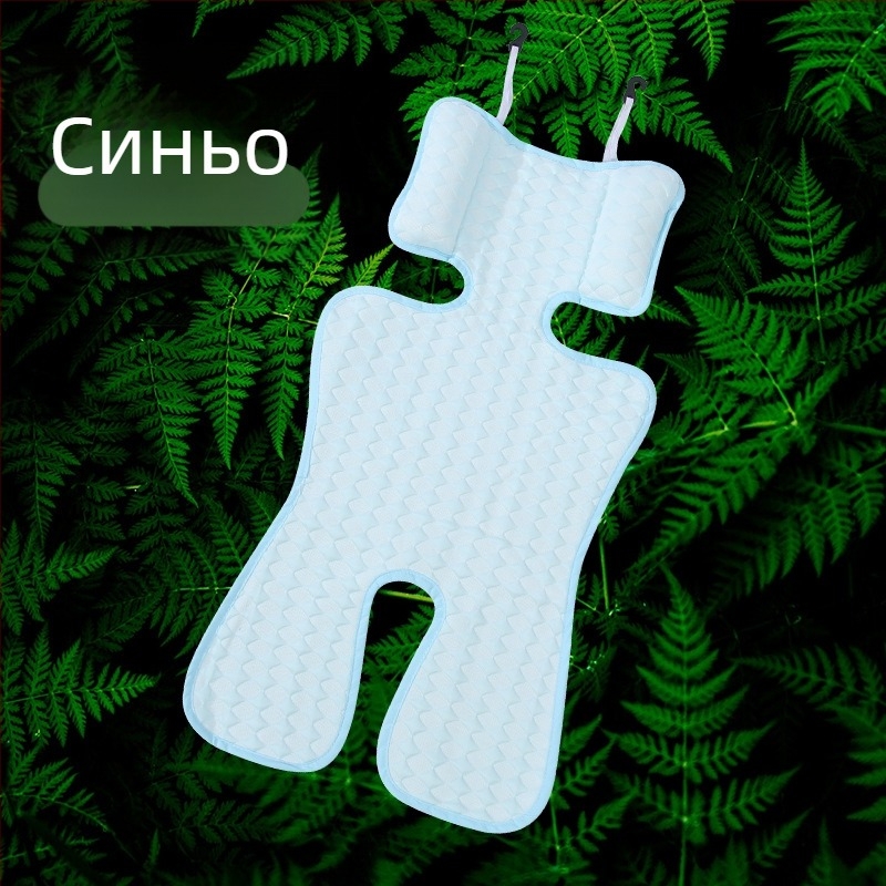 Мат за детска количка - бамбукови влакна, дишащ, за деца 0-1 година, универсална подложка