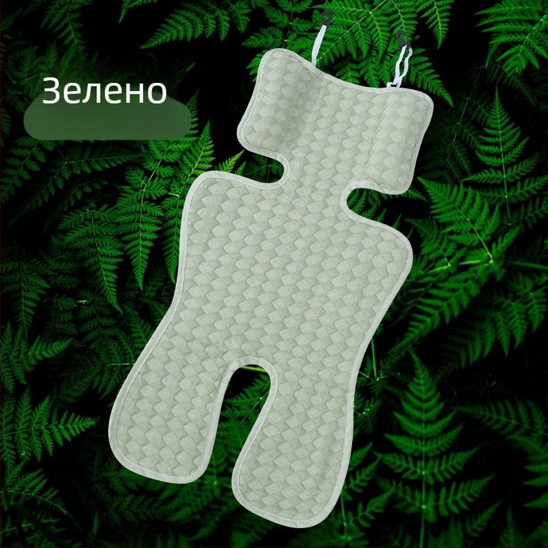 Мат за детска количка - бамбукови влакна, дишащ, за деца 0-1 година, универсална подложка