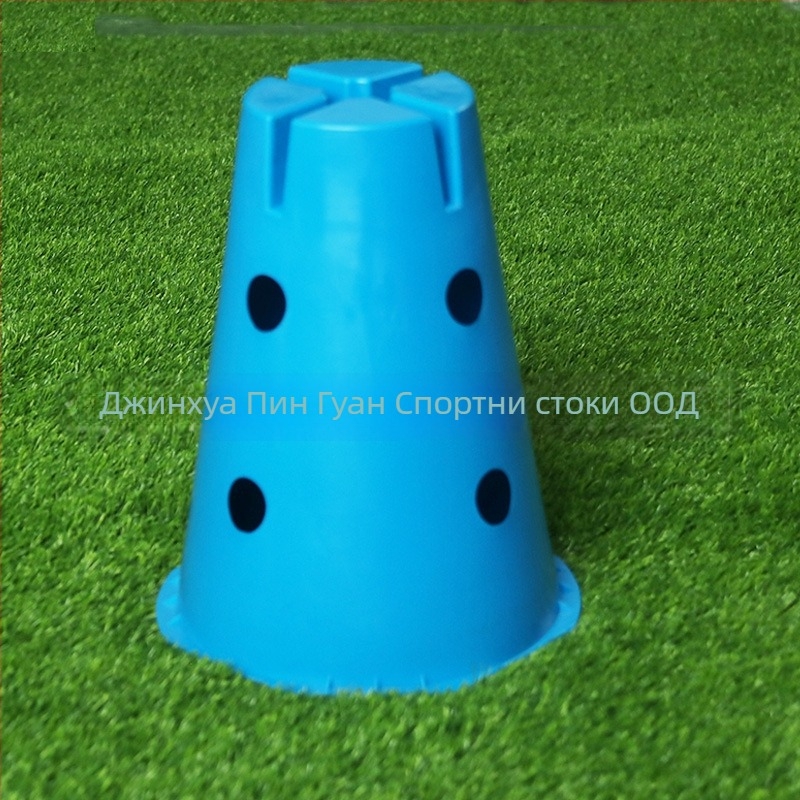 Футболни тренировъчни помагала – PE материал, Crown марка, препятствия конуси и кофа за сигнали