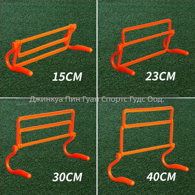 Разгъваема стойка за препятствия за футбол и баскетбол, ABS материал, регулируема височина, тренировъчно средство, Crown марка