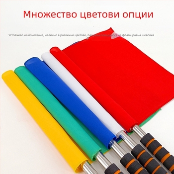 Комплект съдийски флагове за тренировки по писта и полеви дисциплини — странични и крайни флагове, полиестерно-памучен материал | Код: A57121 | Марка: AOLY | За футбол, баскетбол и волейбол