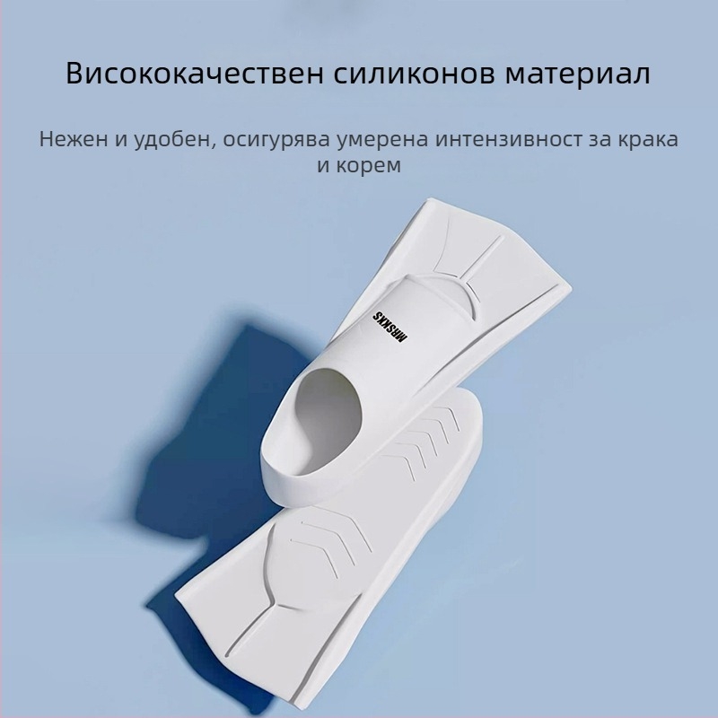 Силиконови водни обувки с плавници за шнорхелинг и свободно гмуркане, нехлъзгащи се водолазни обувки (Материал: Силикон; Произход: Гуандун; Марка: Други; Категория: Други)