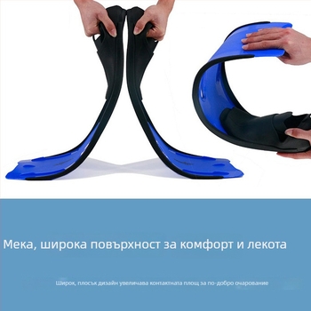 Thenice дълги плавници за плуване за snorkeling и свободно гмуркане, неплъзгащи се; Материали: TPR гума, PP; Персонализация: Да; Частен етикет: Достъпен
