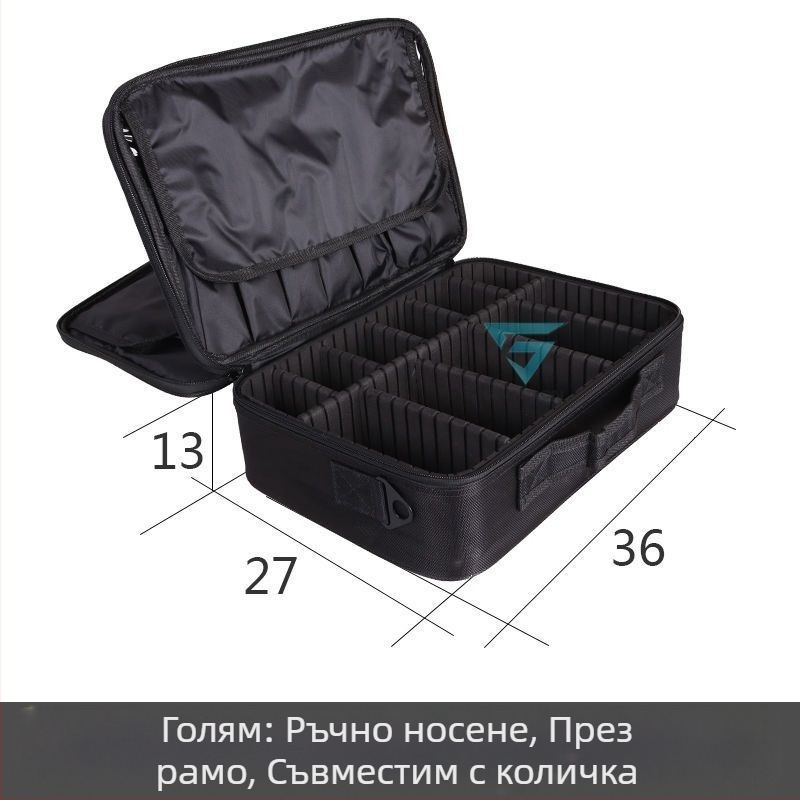Многофункционална чанта и кутия за съхранение на риболовни принадлежности