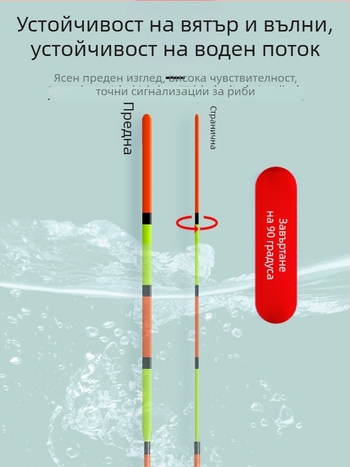 Поплавък за риболов – нано материал, вертикален дрейф, марка Leisurely person