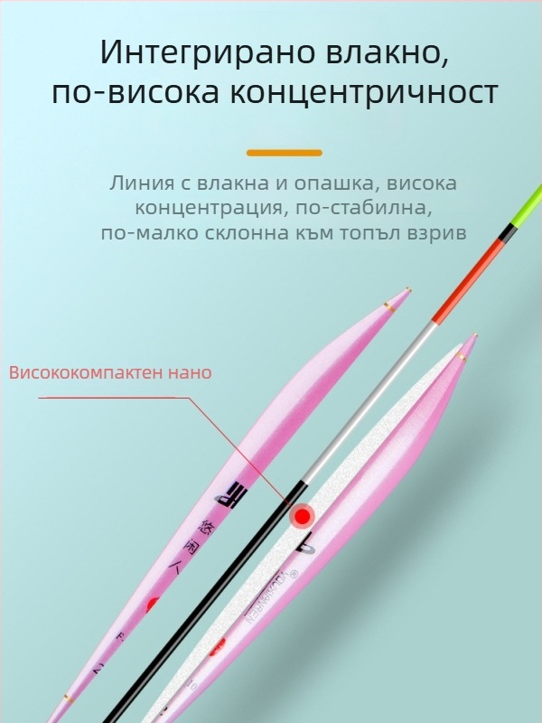 Поплавък за риболов – нано материал, вертикален дрейф, марка Leisurely person