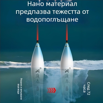 Nano вертикални поплавъци за риболов — Dongtingchun, вертикален дрейф
