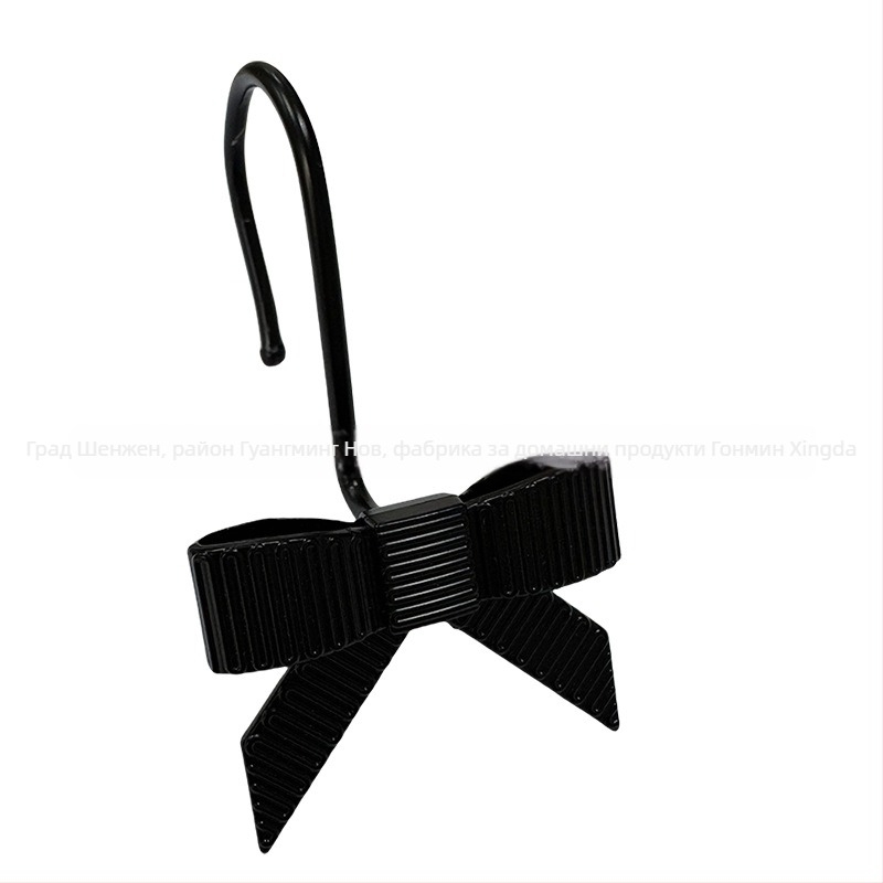 Закачалка за душ завеса от цинкова сплав, декоративна, единична кука Nordic стил, 12 броя