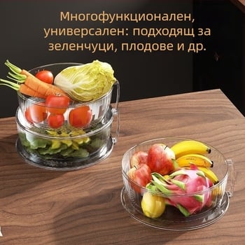 Многослоен PET кухненски органайзер за остатъци с изолация и прахозащита на кухненската маса