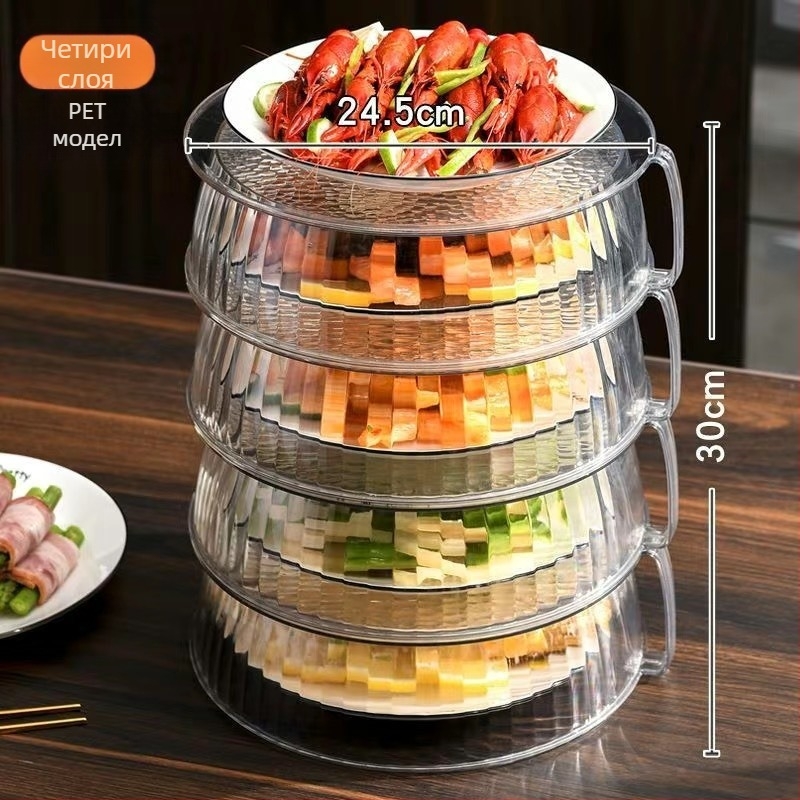 Многослоен PET кухненски органайзер за остатъци с изолация и прахозащита на кухненската маса