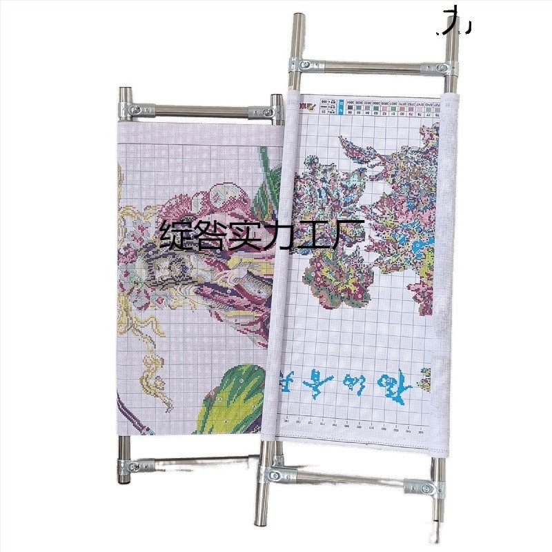 Регулируема рамка за кръстосано бродиране от неръждаема стомана