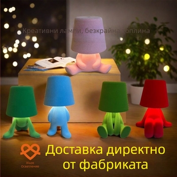 Настолна лампа Xiuze, пластмасов патрон, креативен стил, напрежение ≤36V, орнамент, нощна светлина, DIY