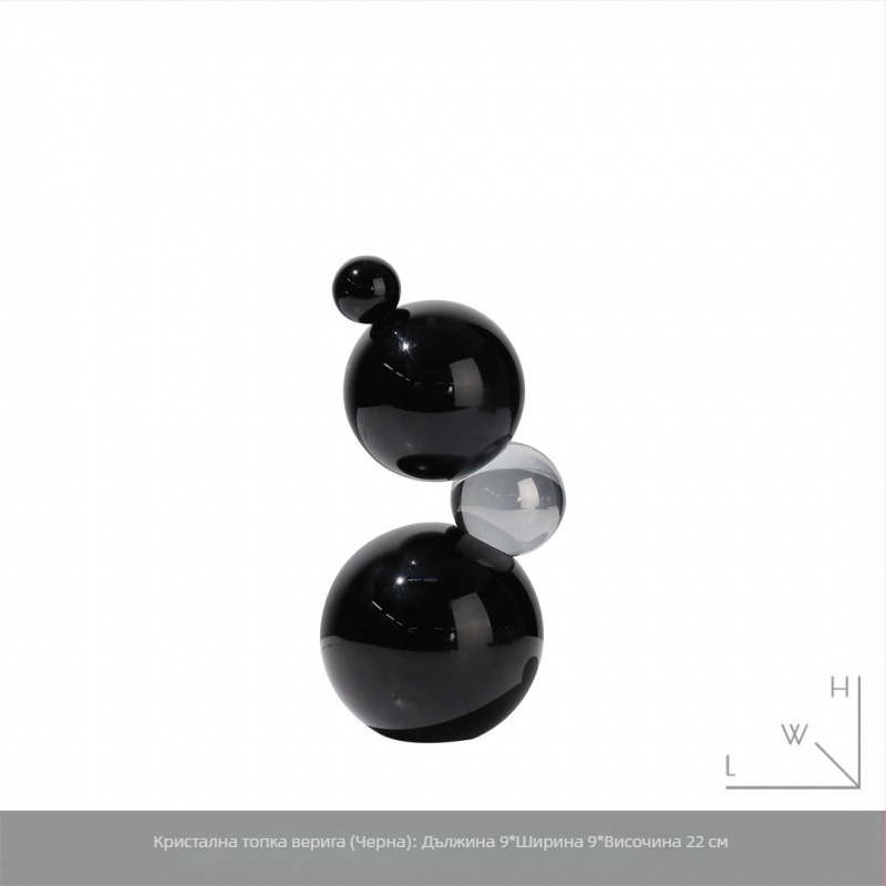 Декоративна фигура за хол с телевизор, сладък карикатурен дизайн — K9 кристално стъкло, модерен стил, без персонализация, марка by the south