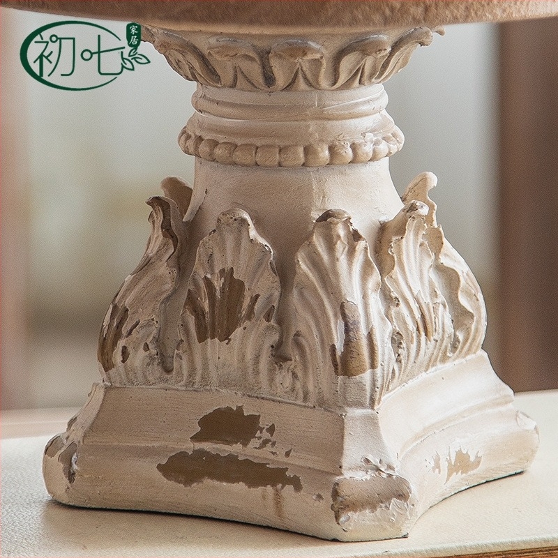 Френски ретро дърворезбован поднос за плодове, ръчна изработка от твърдо дърво, полирана повърхност, старинен дървен финиш, аксесоар за сватбена фотография