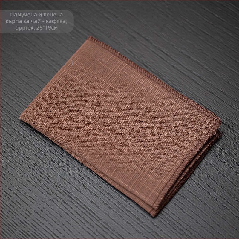 Памучно-ленена чайна кърпа Mishantang — марка Mishantang; Материал: памук и лен; Стил: Нов китайски стил; Категория: чайна кърпа; Лансирана: 2025