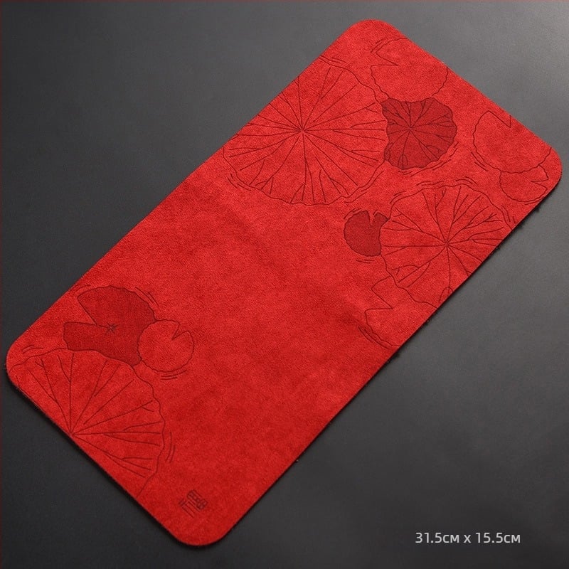 Платнена чайна подложка за чай с печатно лого, опакована в OPP пакет