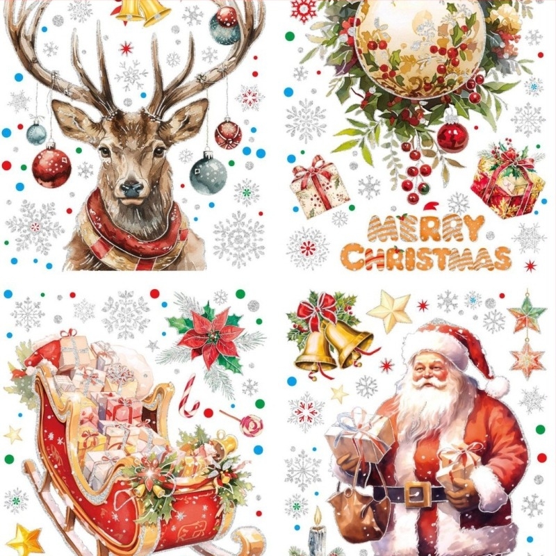 Декоративен стенен стикер със снежен узор – PVC, 1 брой, декоративни стенни стикери, подходящ за хол, спалня, кабинет, кухня, баня, антре, балкон и търговски помещения