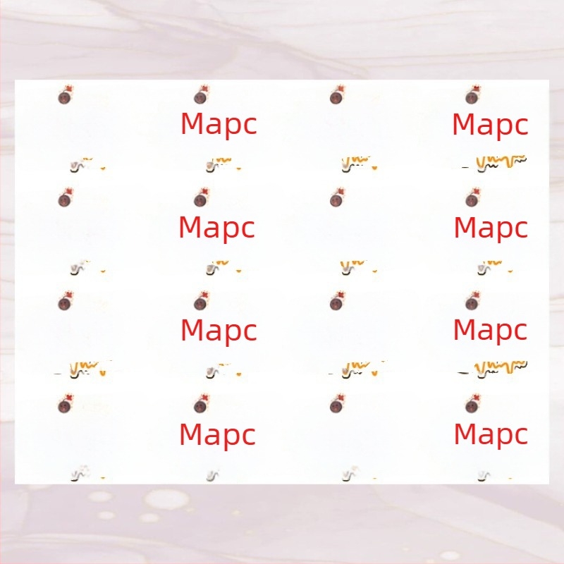 Хуа Ченюй тату стикер за лице – Марс концерт, блестящ водоустойчив, алуминиево фолио